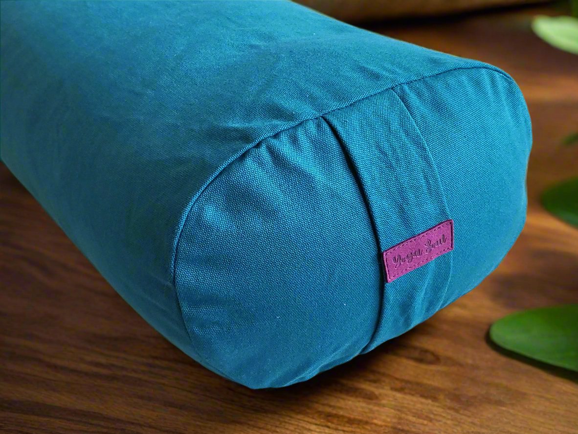 Oval Yoga Bolster | Pure | Teal - Yoga Soul