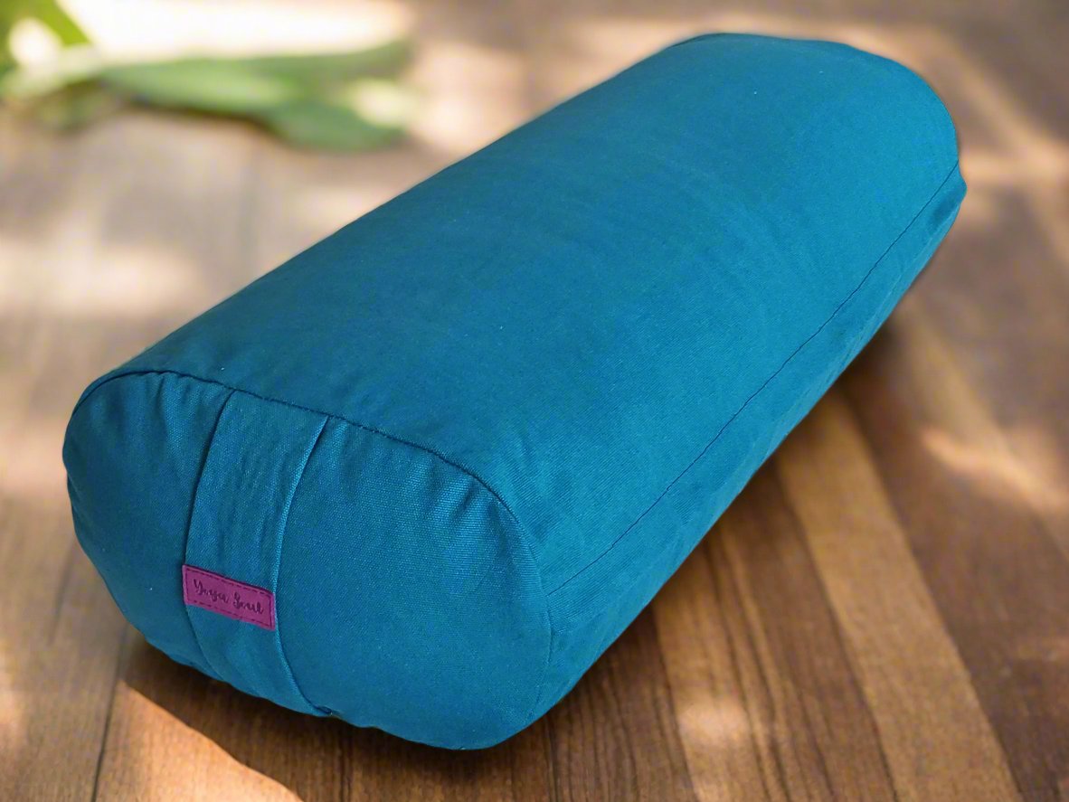 Oval Yoga Bolster | Pure | Teal - Yoga Soul