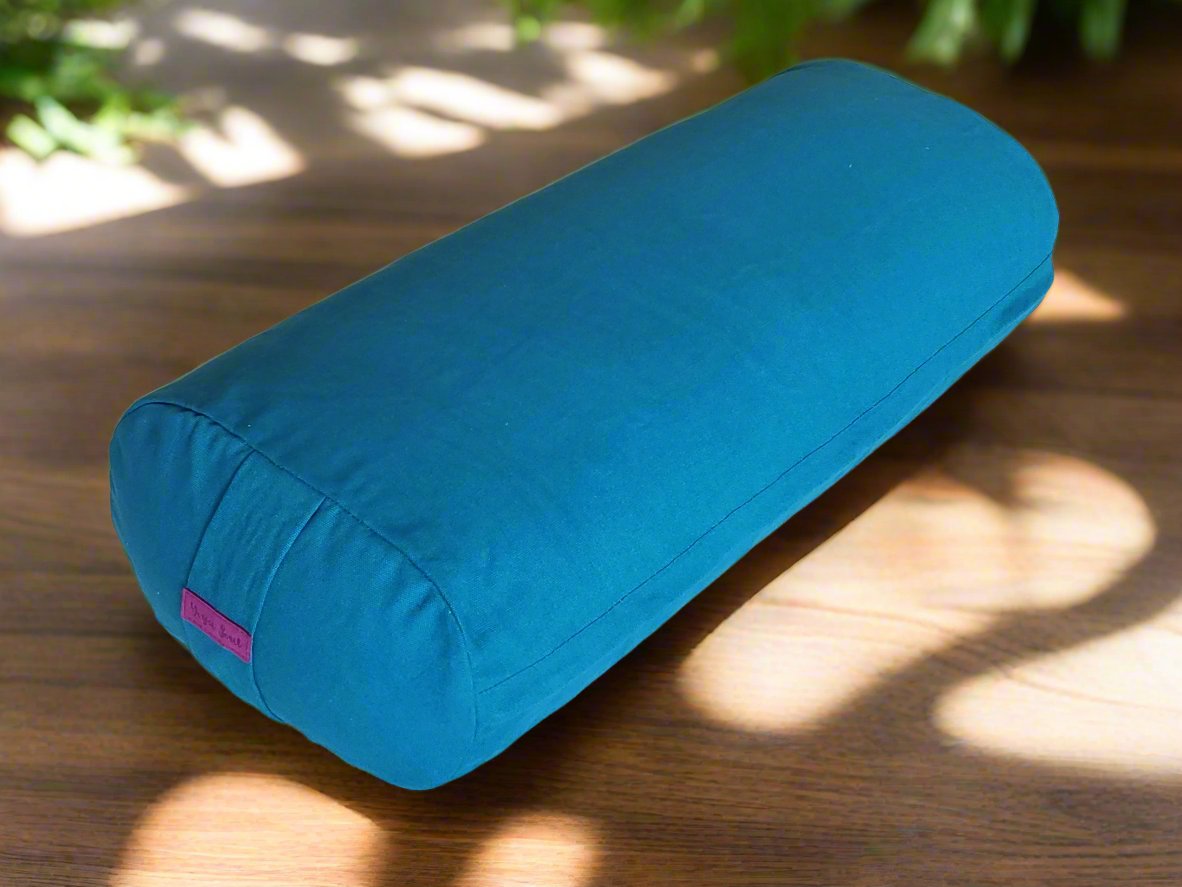 Oval Yoga Bolster | Pure | Teal - Yoga Soul