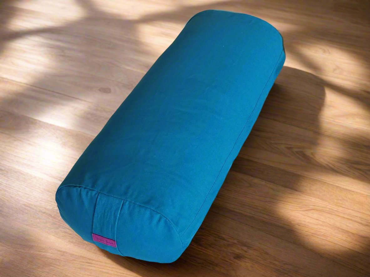 Oval Yoga Bolster | Pure | Teal - Yoga Soul