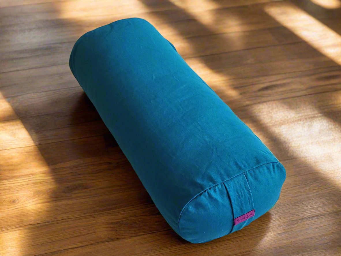 Oval Yoga Bolster | Pure | Teal - Yoga Soul