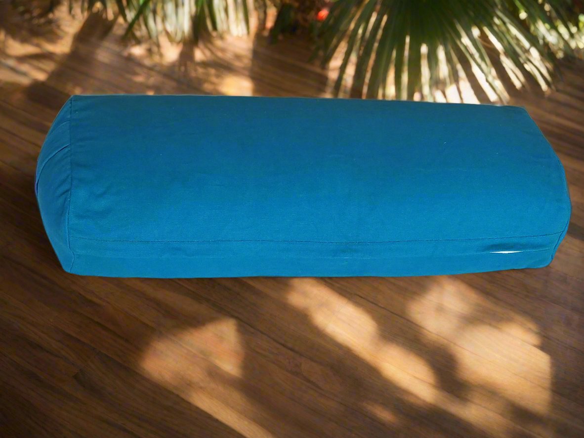 Oval Yoga Bolster | Pure | Teal - Yoga Soul