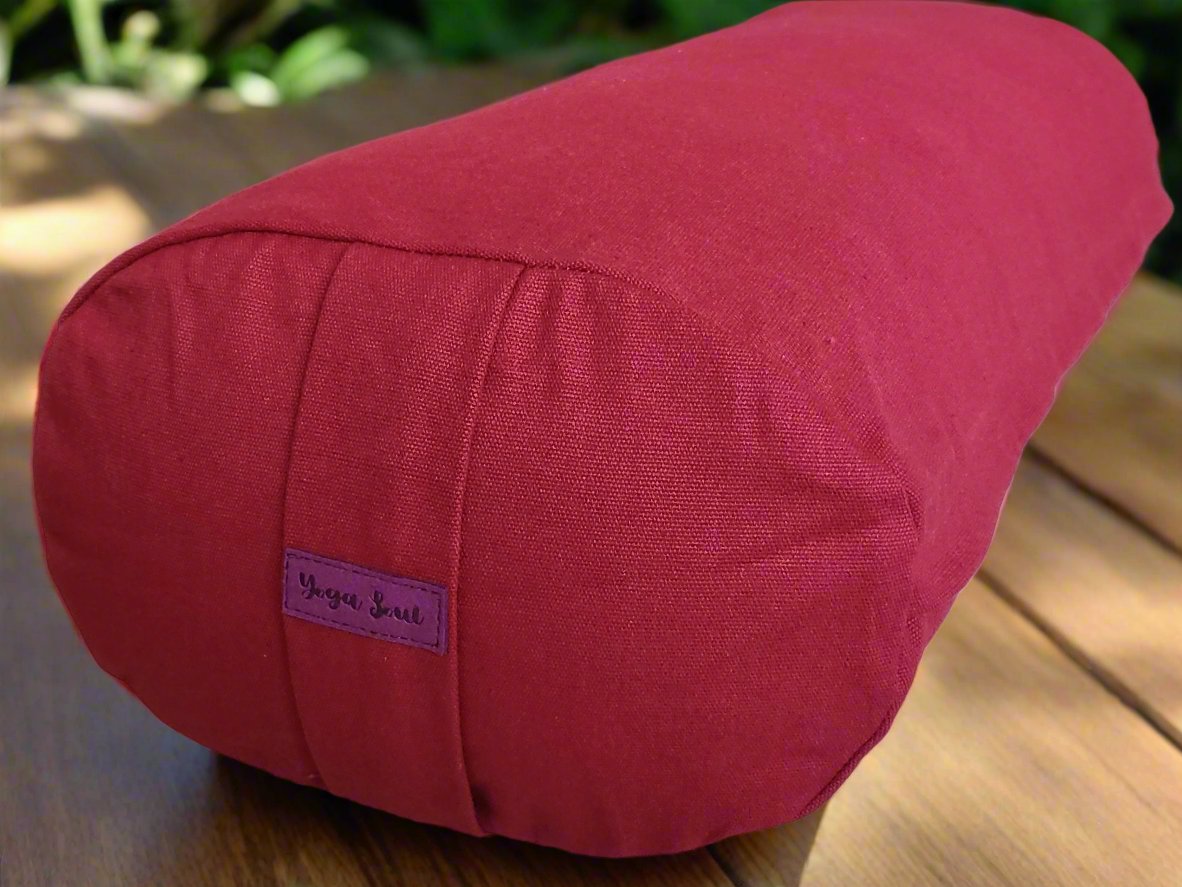 Oval Yoga Bolster | Pure | Plum