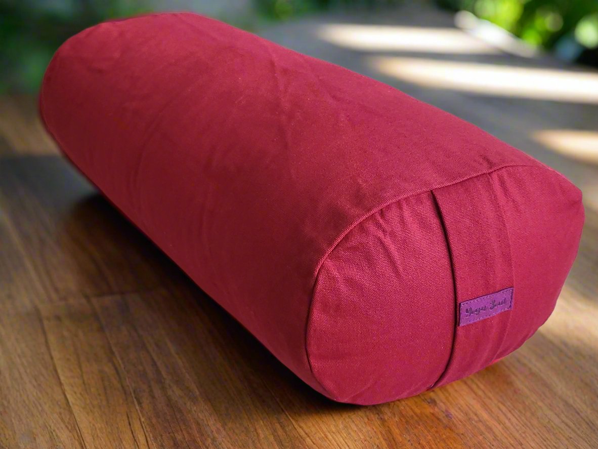 Oval Yoga Bolster | Pure | Plum