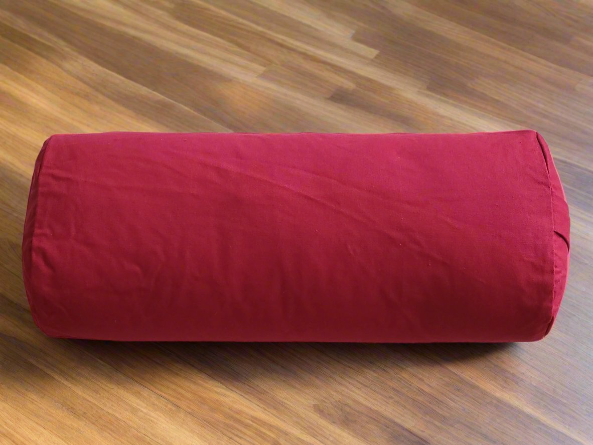 Oval Yoga Bolster | Pure | Plum - Yoga Soul