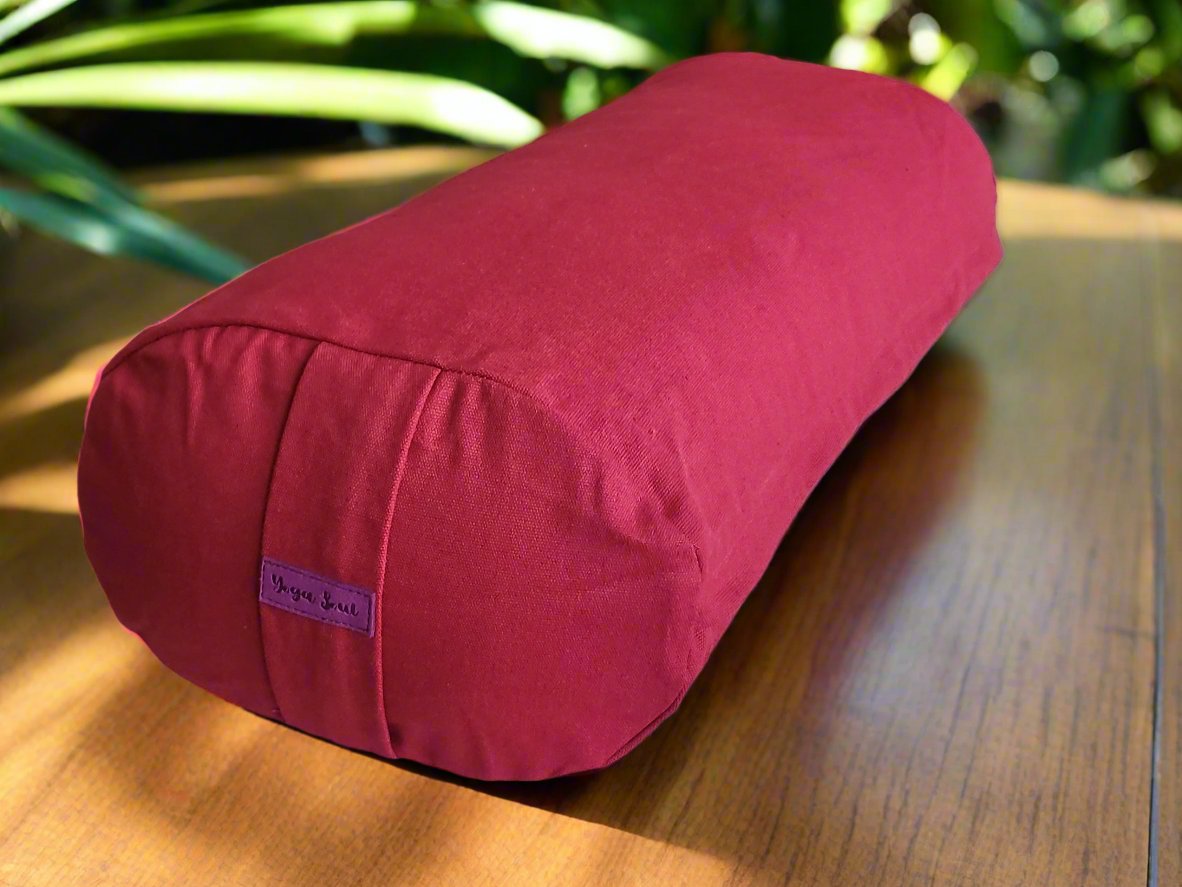 Oval Yoga Bolster | Pure | Plum