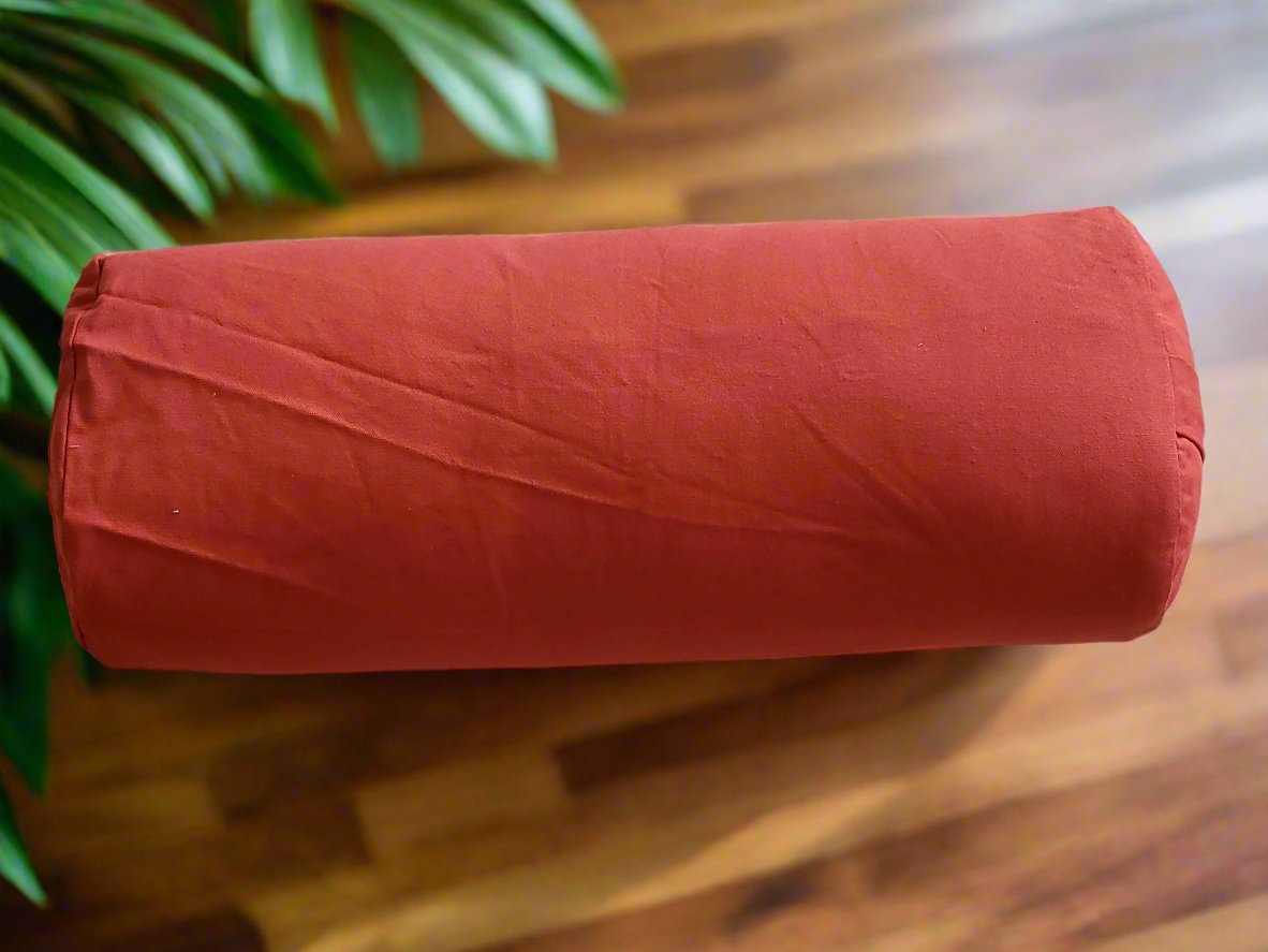 Oval Yoga Bolster | Pure | Rust