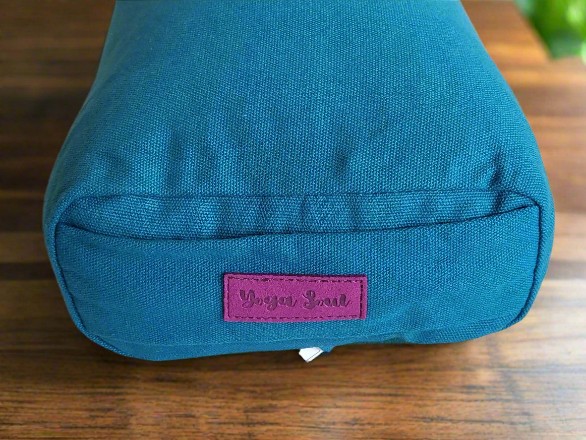 Pranayama Yoga Bolster | Pure | Teal - Yoga Soul