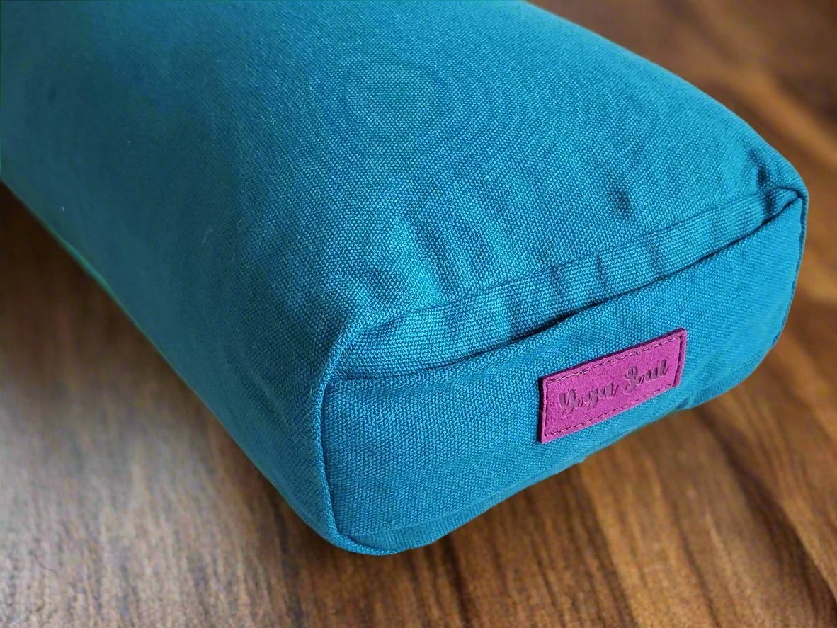 Pranayama Yoga Bolster | Pure | Teal - Yoga Soul