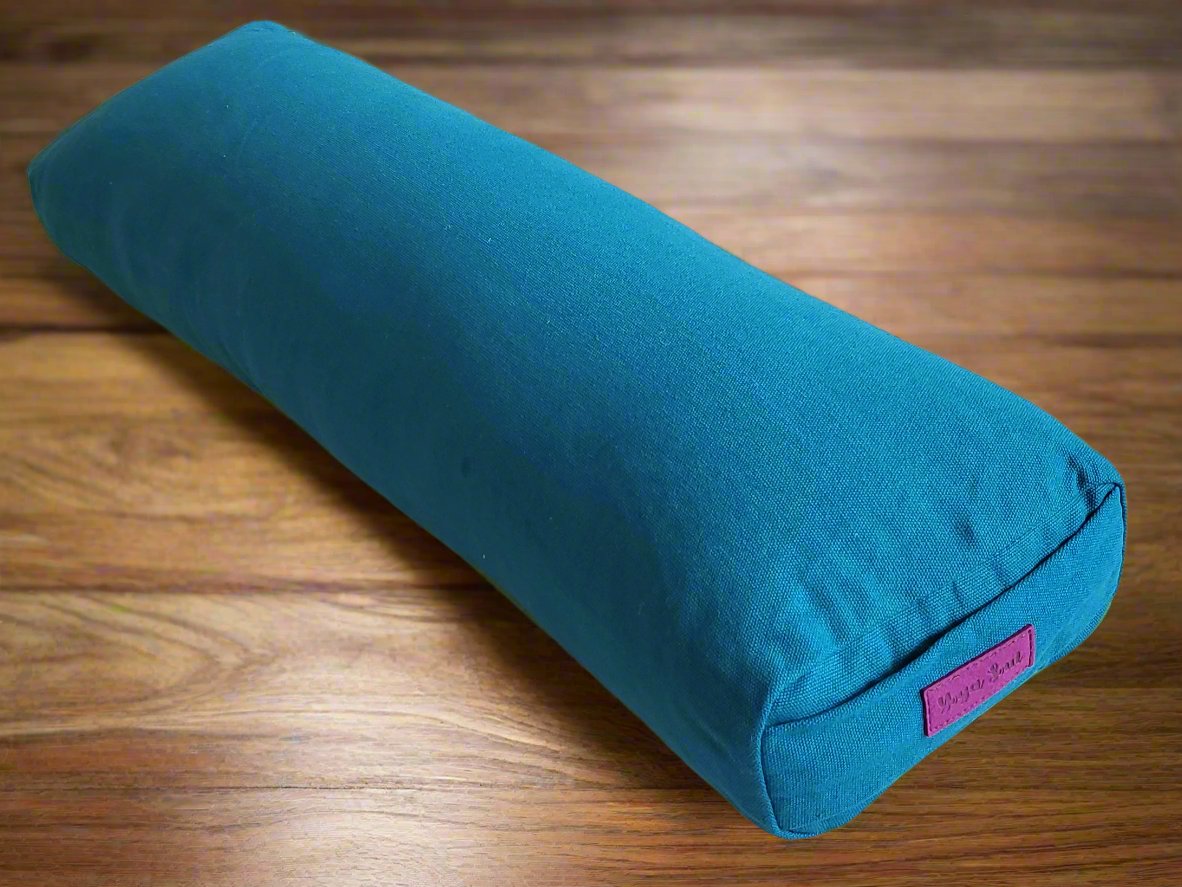 Pranayama Yoga Bolster | Pure | Teal - Yoga Soul