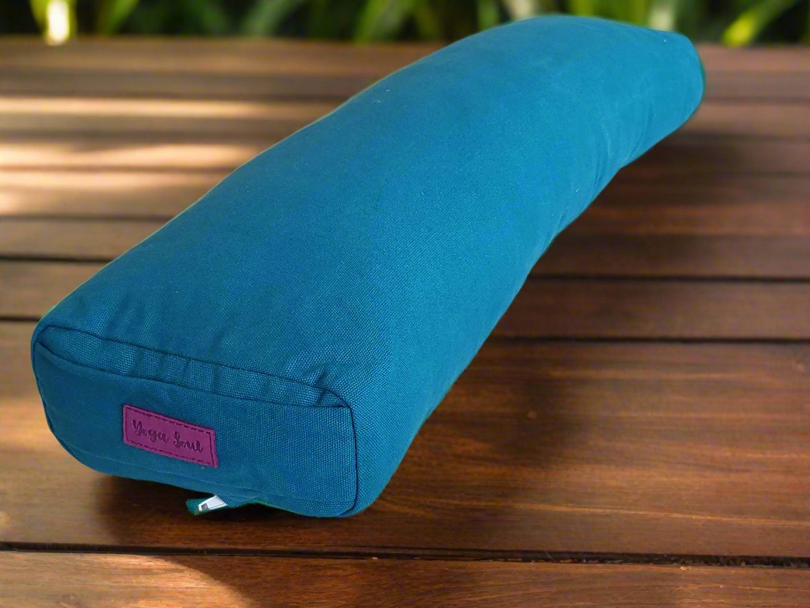 Pranayama Yoga Bolster | Pure | Teal - Yoga Soul