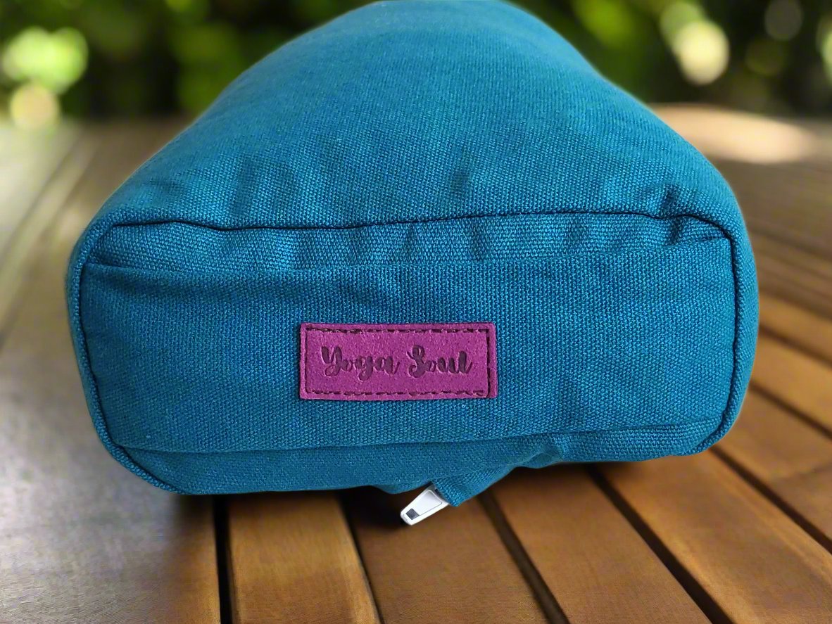 Pranayama Yoga Bolster | Pure | Teal