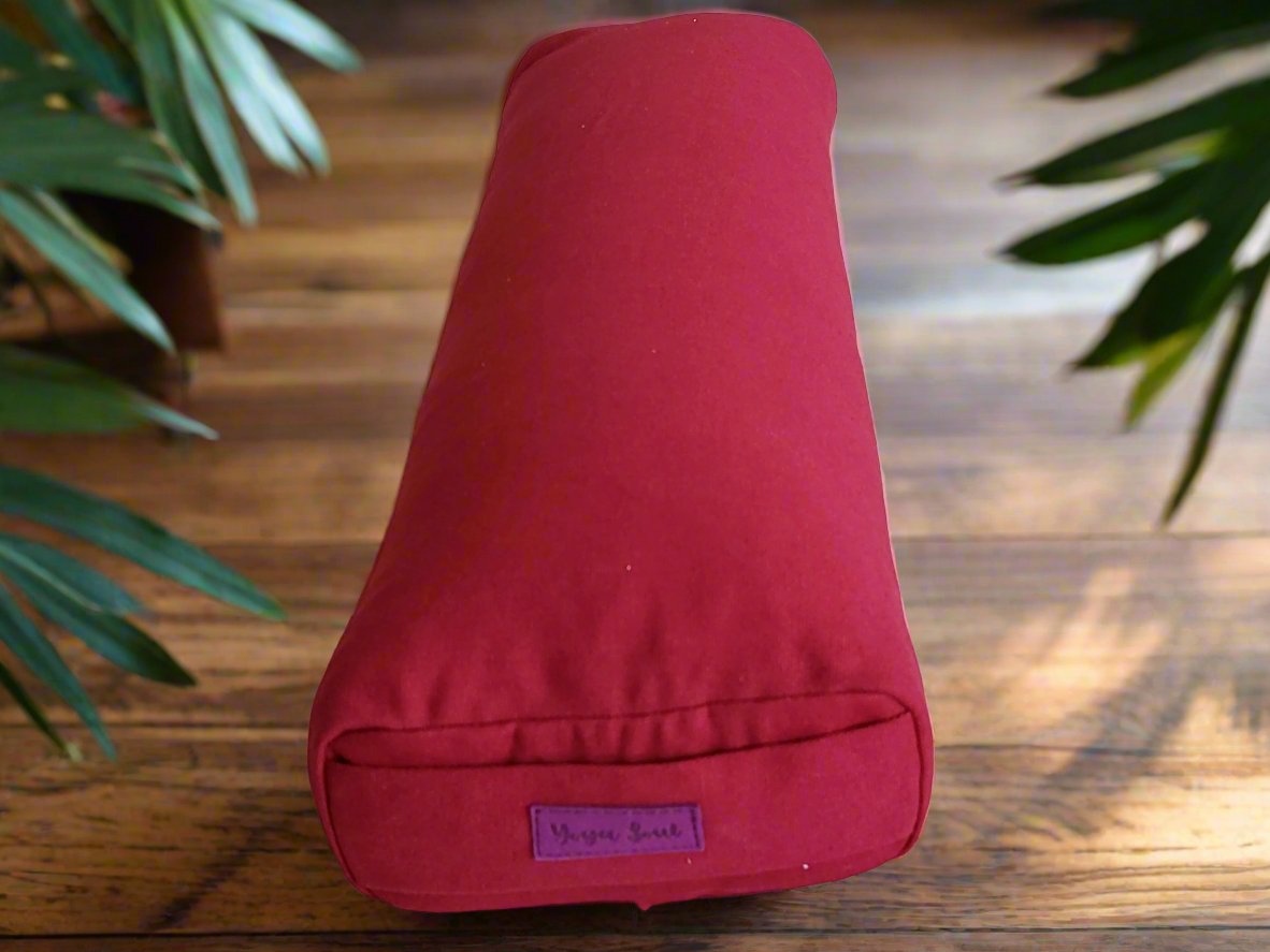 Pranayama Yoga Bolster | Pure | Plum - Yoga Soul