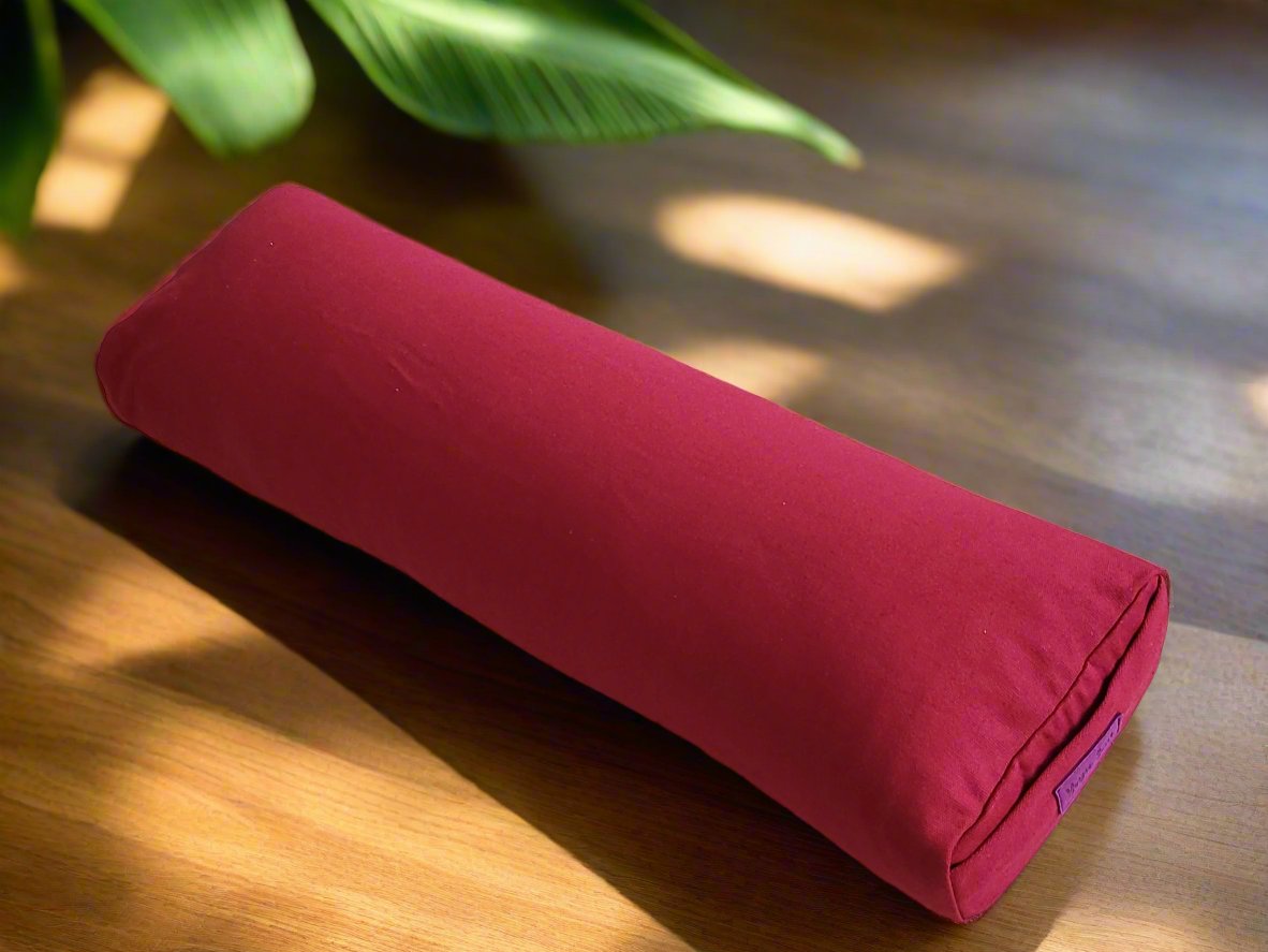 Pranayama Yoga Bolster | Pure | Plum