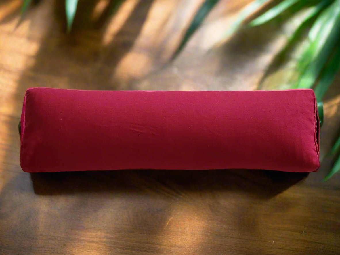 Pranayama Yoga Bolster | Pure | Plum