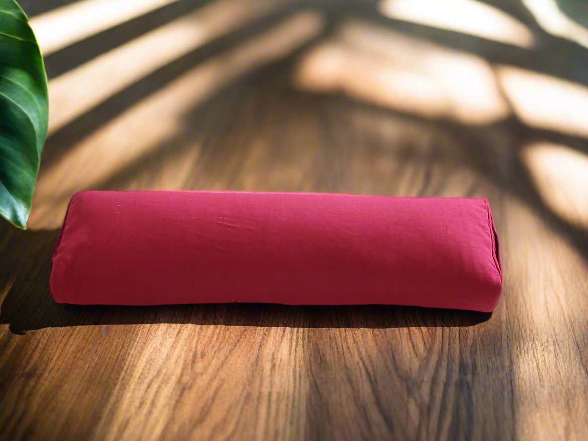 Pranayama Yoga Bolster | Pure | Plum