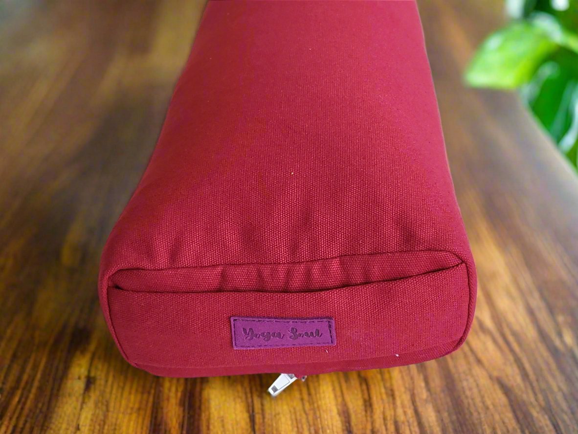 Pranayama Yoga Bolster | Pure | Plum