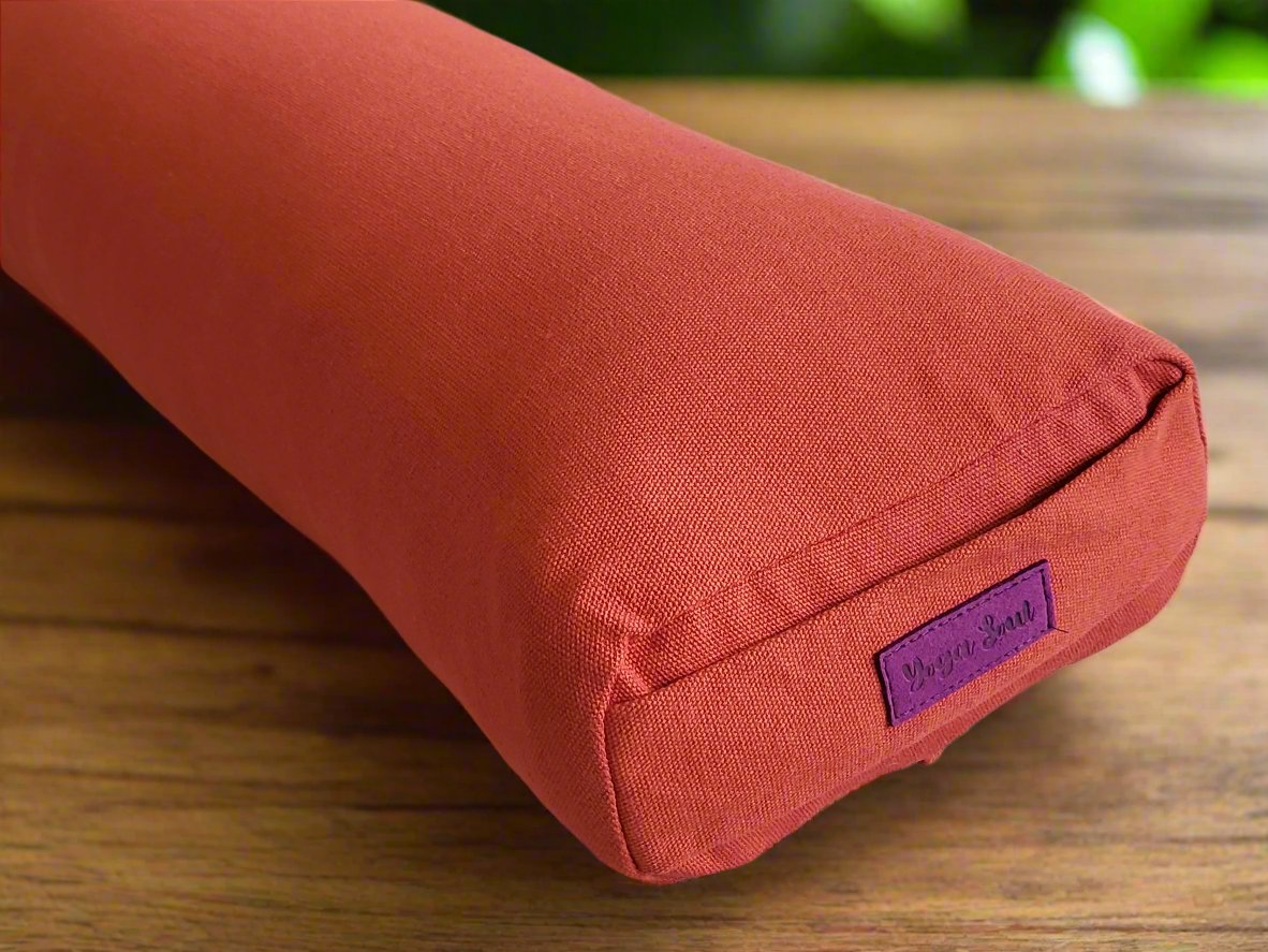 Pranayama Yoga Bolster | Pure | Rust