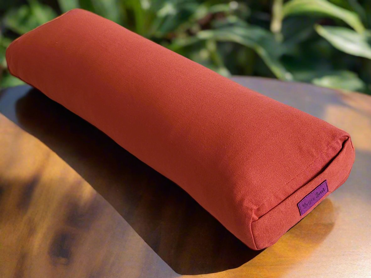 Pranayama Yoga Bolster | Pure | Rust - Yoga Soul