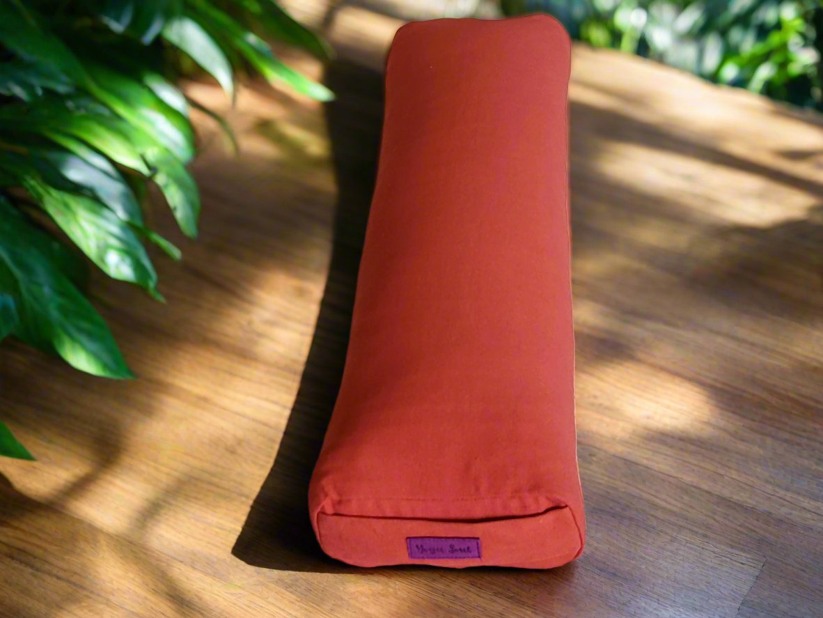 Pranayama Yoga Bolster | Pure | Rust