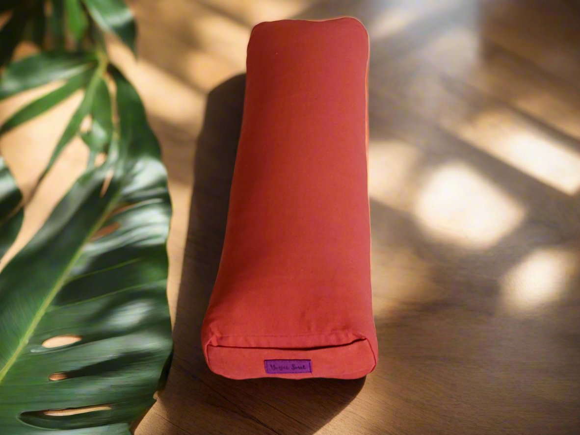 Pranayama Yoga Bolster | Pure | Rust