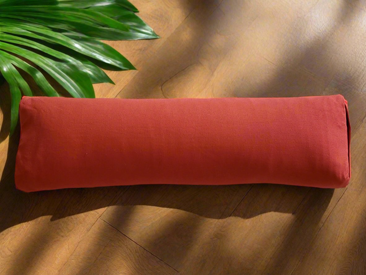 Pranayama Yoga Bolster | Pure | Rust