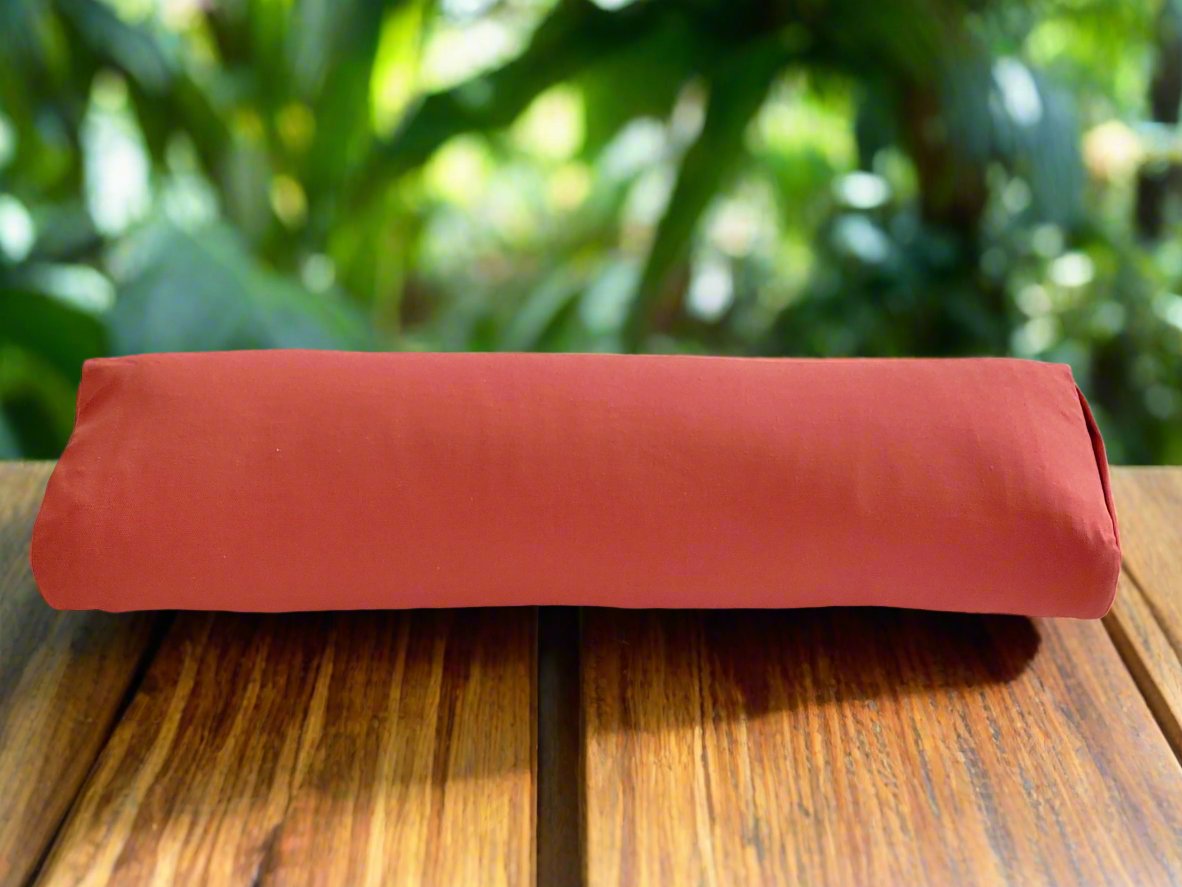 Pranayama Yoga Bolster | Pure | Rust - Yoga Soul