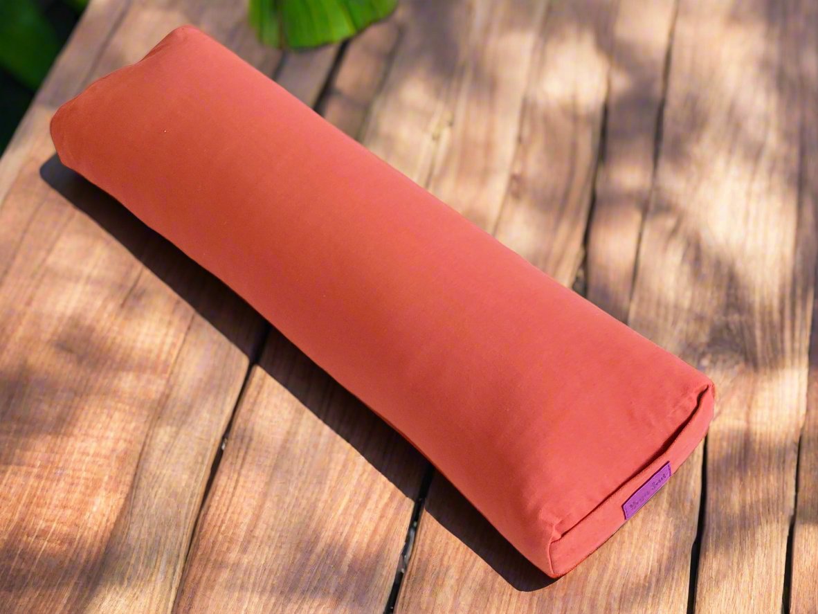 Pranayama Yoga Bolster | Pure | Rust - Yoga Soul