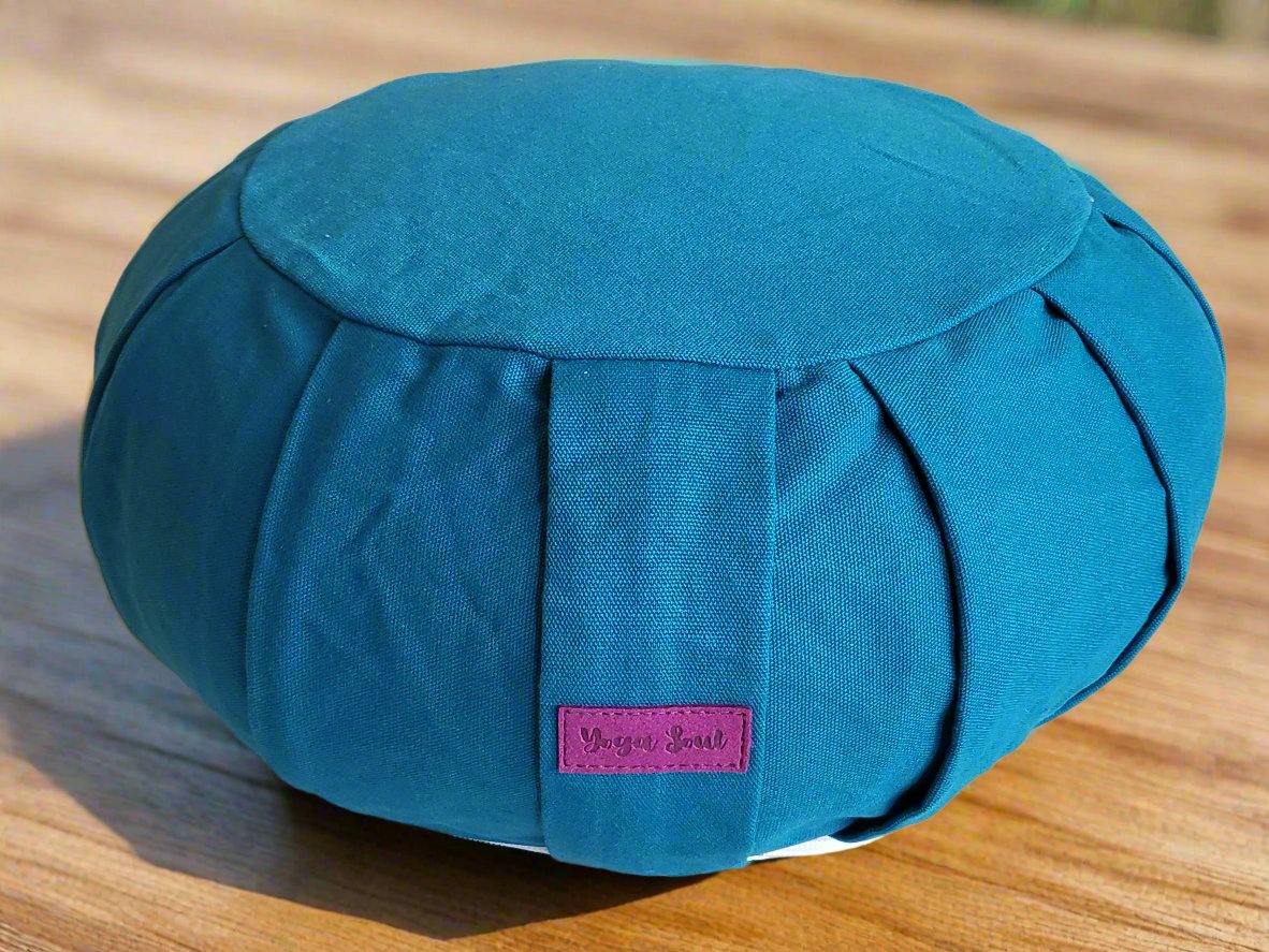 ZAFU Meditation Cushion | Pure | Teal - Yoga Soul