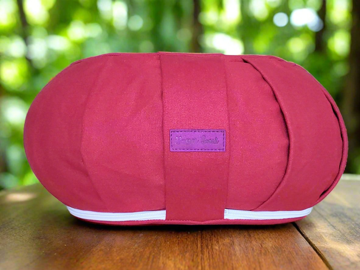 ZAFU Meditation Cushion | Pure | Plum - Yoga Soul