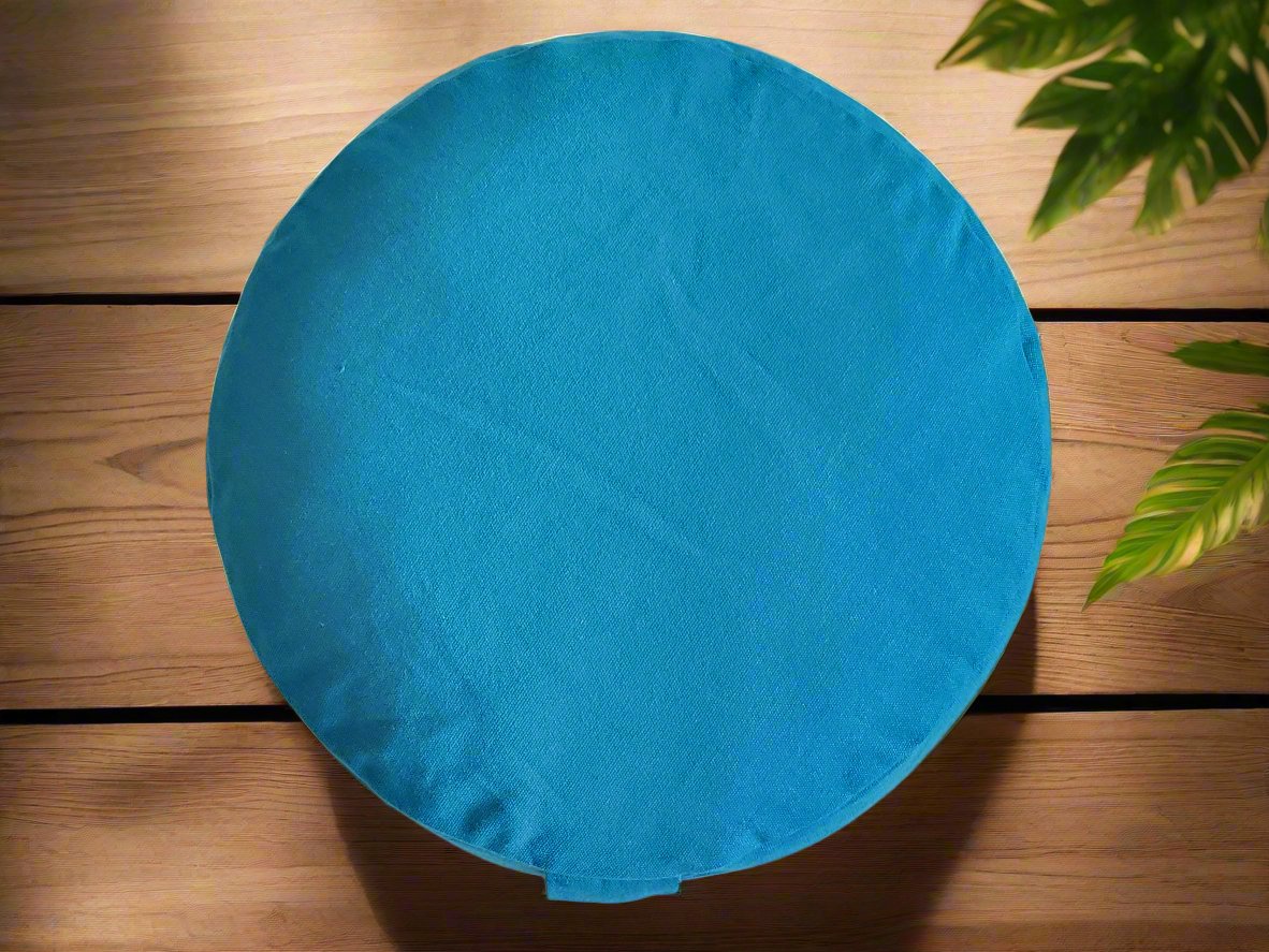 RONDO Meditation Cushion | Pure | Teal - Yoga Soul