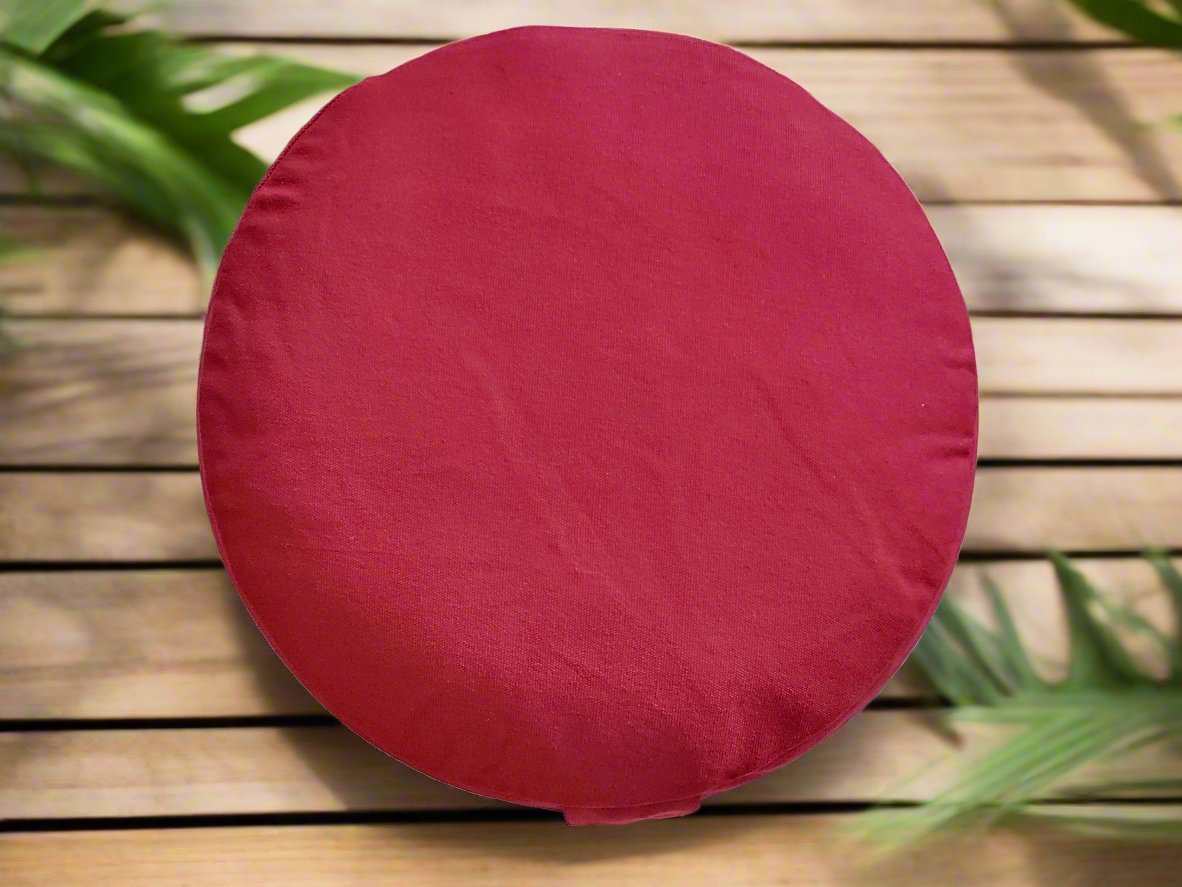 RONDO Meditation Cushion | Pure | Plum - Yoga Soul