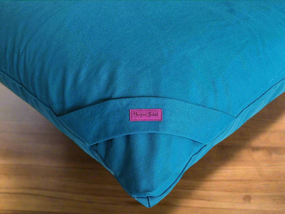 ZABUTON Meditation Cushion | Pure | Teal - Yoga Soul