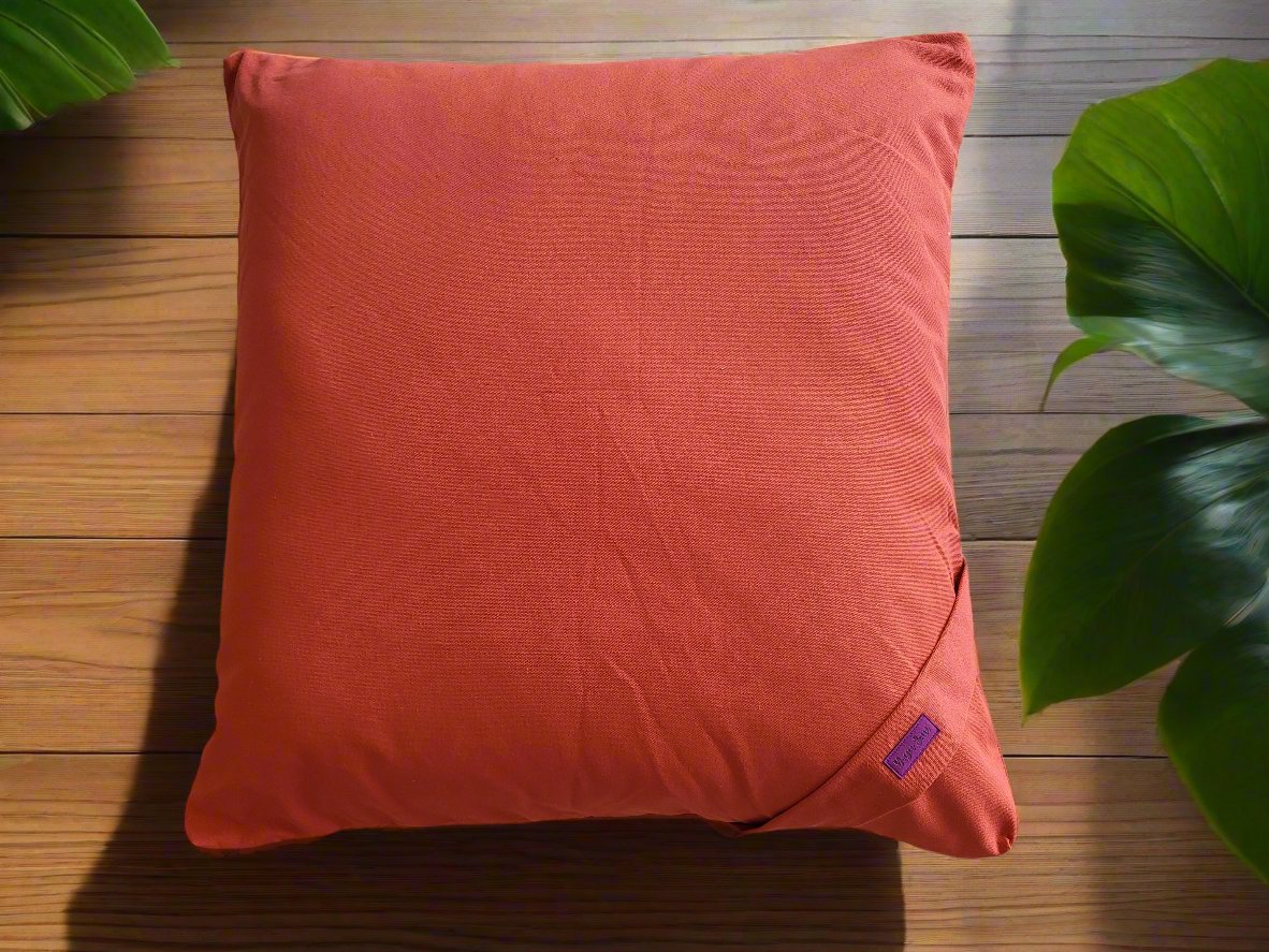 ZABUTON Meditation Cushion | Pure | Rust - Yoga Soul