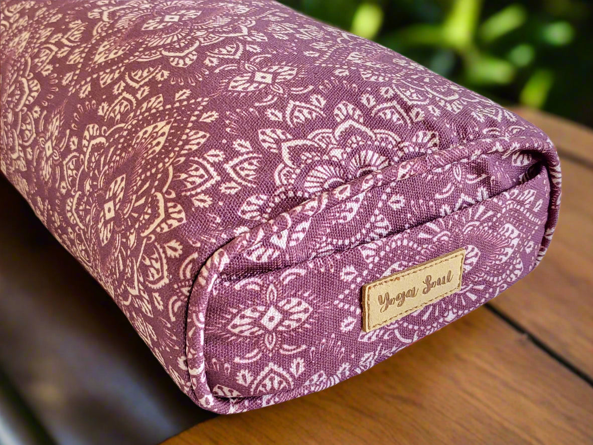 Pranayama Yoga Bolster | Mandala | Amethyst - Yoga Soul