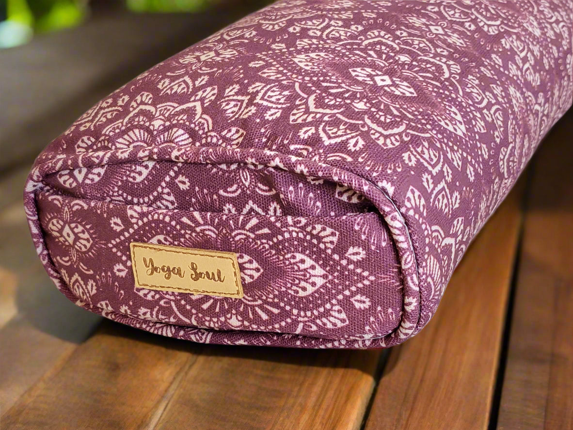 Pranayama Yoga Bolster | Mandala | Amethyst - Yoga Soul