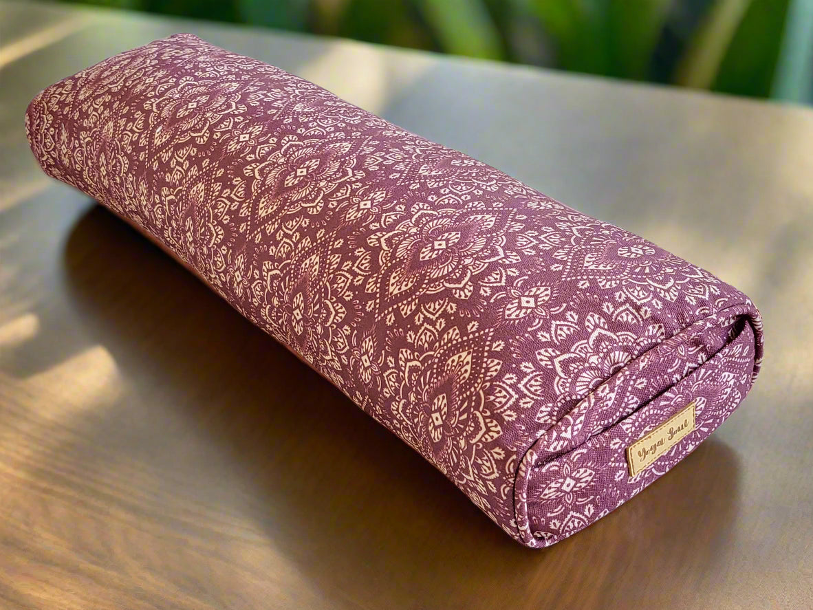 Pranayama Yoga Bolster | Mandala | Amethyst - Yoga Soul