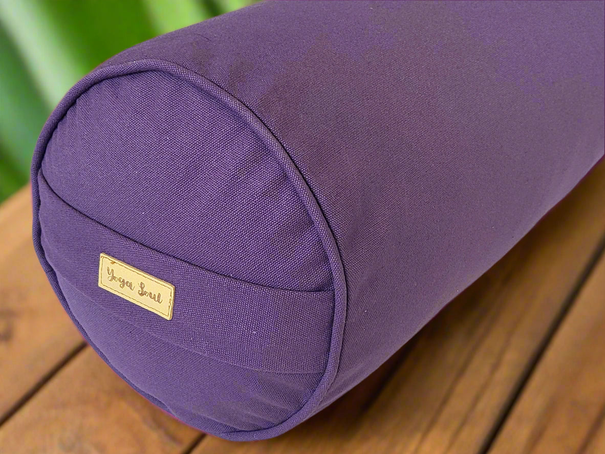 Round Yoga Bolster | Pure | Amethyst