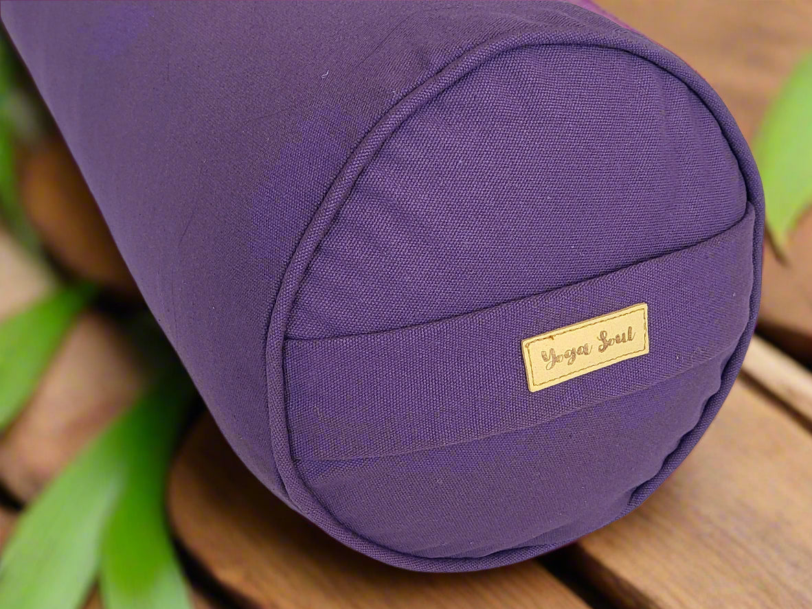 Round Yoga Bolster | Pure | Amethyst