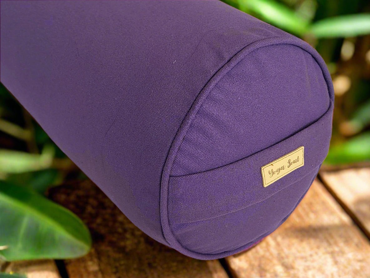 Round Yoga Bolster | Pure | Amethyst