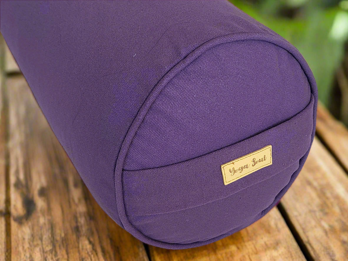 Round Yoga Bolster | Pure | Amethyst