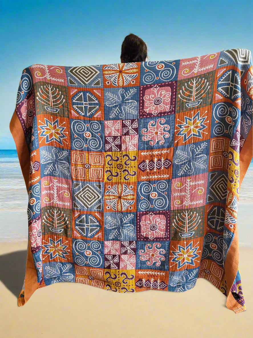 Yoga Blanket | Meditation Blanket | Square