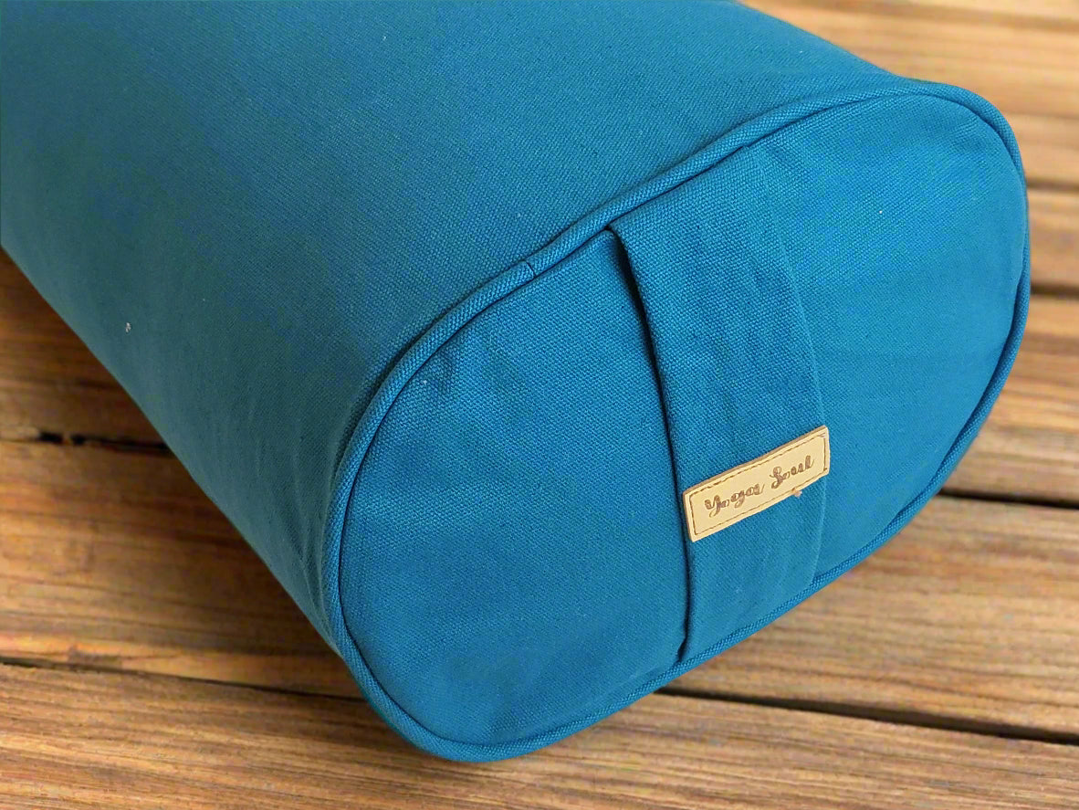 Oval Yoga Bolster | Pure | Teal - Yoga Soul