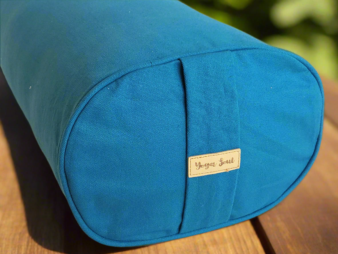 Oval Yoga Bolster | Pure | Teal - Yoga Soul