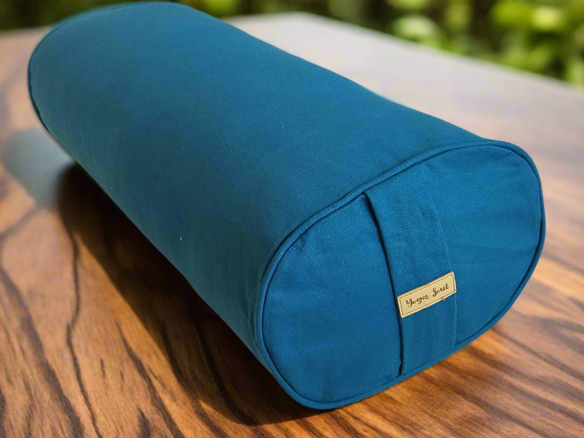 Oval Yoga Bolster | Pure | Teal - Yoga Soul