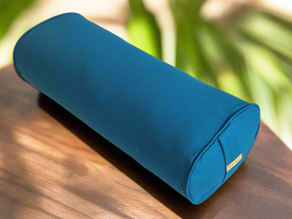 Oval Yoga Bolster | Pure | Teal - Yoga Soul