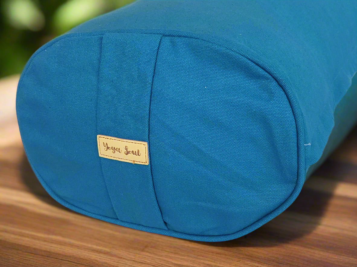 Oval Yoga Bolster | Pure | Teal - Yoga Soul