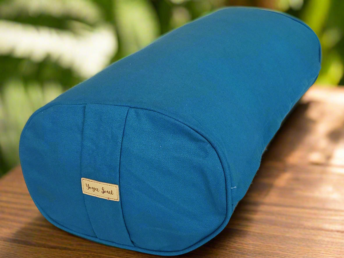 Oval Yoga Bolster | Pure | Teal - Yoga Soul