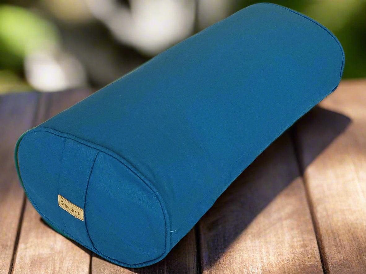 Oval Yoga Bolster | Pure | Teal - Yoga Soul