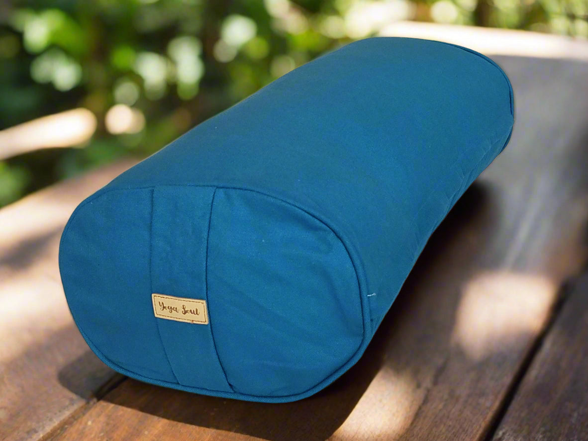 Oval Yoga Bolster | Pure | Teal - Yoga Soul